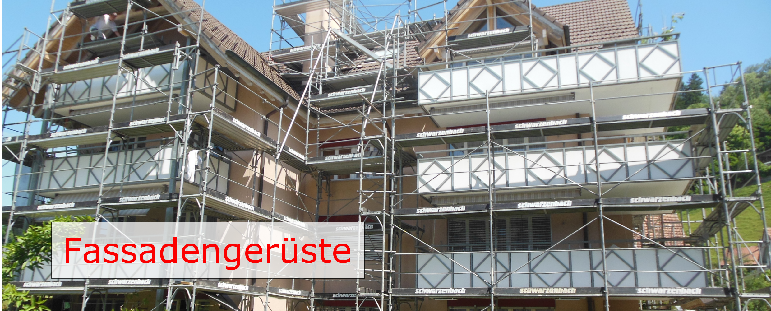 Angebotsbutton Fassadengerüst